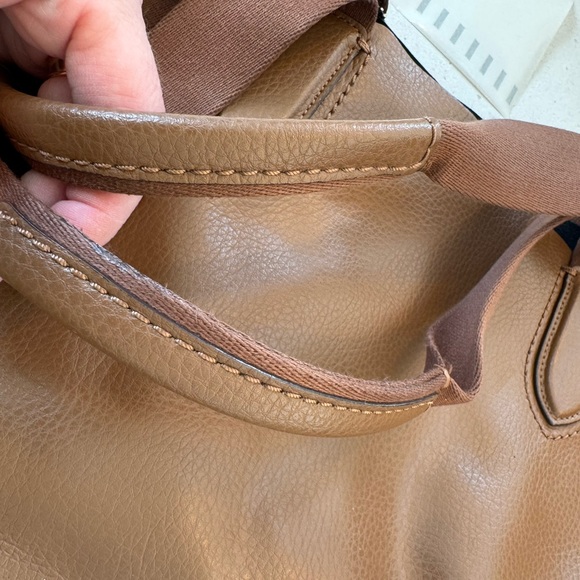 Coach Tan Leather Tote Bag - Picture 8 of 11